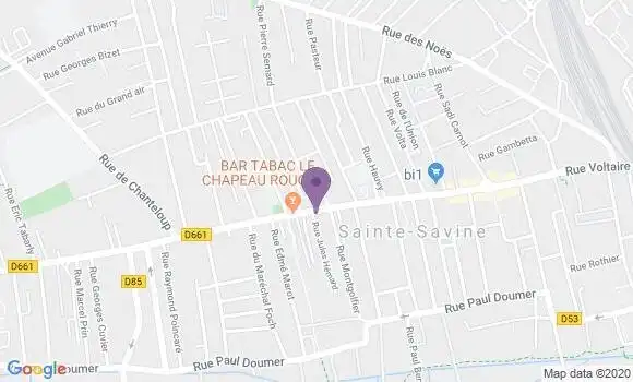 Localisation LCL Agence de Sainte Savine