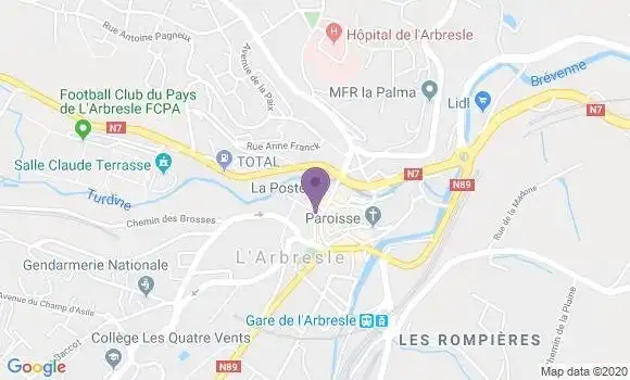 Localisation Crédit Agricole Agence de L