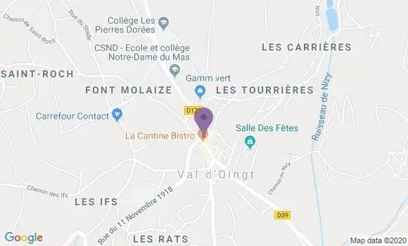 Localisation Crédit Agricole Agence de Le Bois d