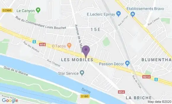 Localisation LCL Agence d