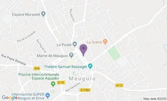 Localisation BNP Paribas Agence de Mauguio