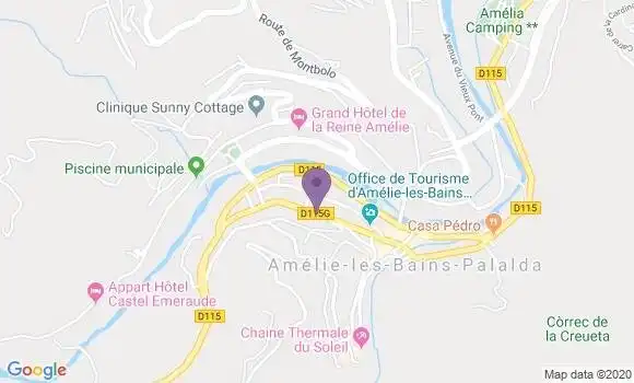 Localisation BNP Paribas Agence d