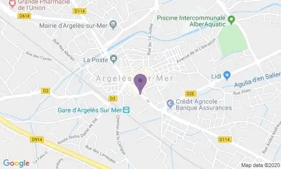 Localisation BNP Paribas Agence d