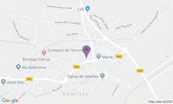 Localisation BNP Paribas Agence de Canet en Roussillon Plaisance