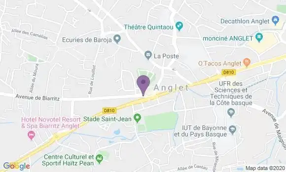 Localisation BNP Paribas Agence d