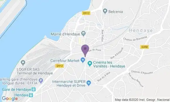 Localisation BNP Paribas Agence d