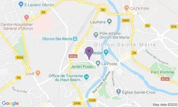 Localisation BNP Paribas Agence d