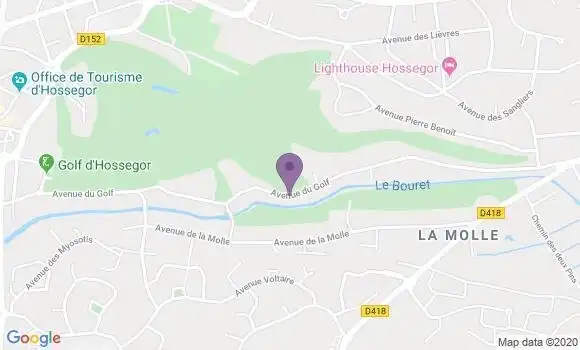 Localisation BNP Paribas Agence d