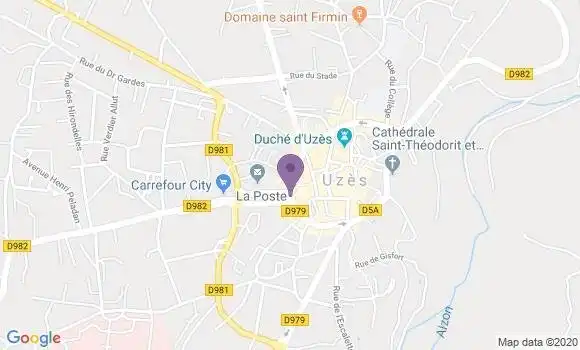 Localisation BNP Paribas Agence d