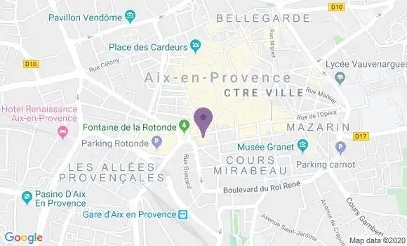 Localisation BNP Paribas Agence d