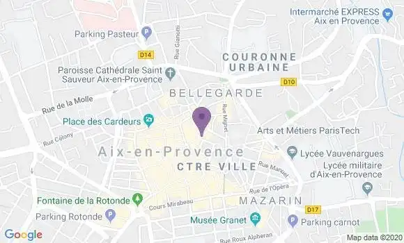 Localisation BNP Paribas Agence d