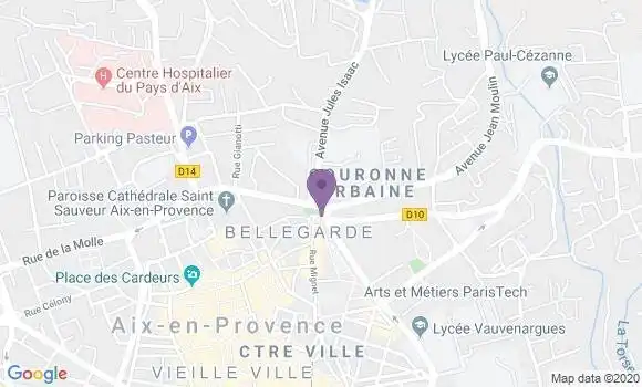 Localisation BNP Paribas Agence d
