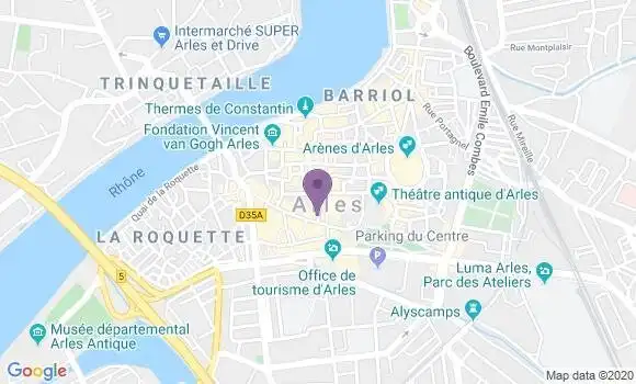 Localisation BNP Paribas Agence d