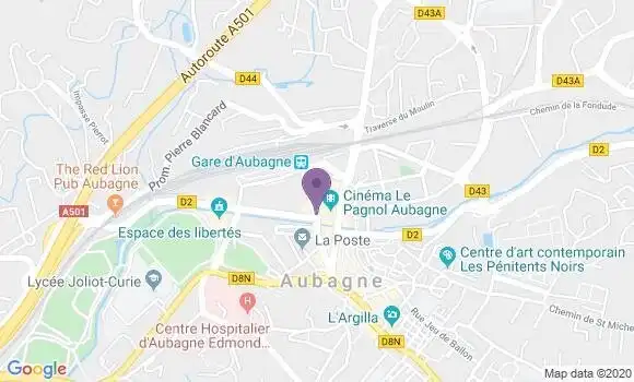 Localisation BNP Paribas Agence d