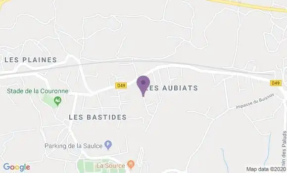 Localisation BNP Paribas Agence de Martigues Ferrières