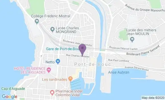 Localisation BNP Paribas Agence de Port de Bouc