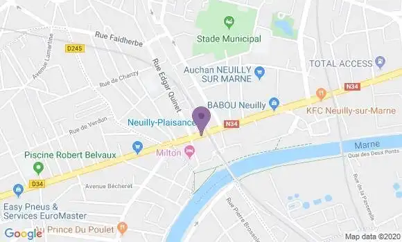 Localisation LCL Agence de Neuilly Plaisance