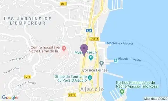 Localisation BNP Paribas Agence d