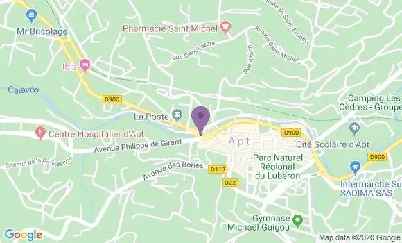 Localisation BNP Paribas Agence d