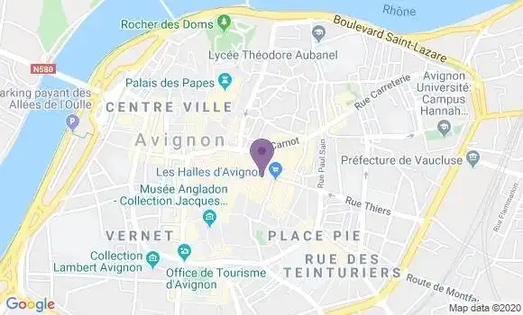 Localisation BNP Paribas Agence d