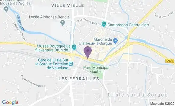Localisation BNP Paribas Agence de L