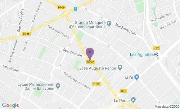 Localisation LCL Agence d
