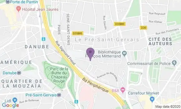 Localisation LCL Agence de Le Pré Saint Gervais