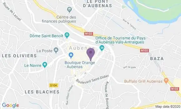 Localisation BNP Paribas Agence d