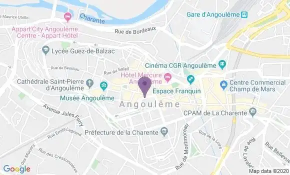 Localisation BNP Paribas Agence d