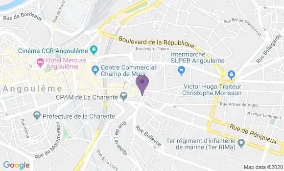Localisation BNP Paribas Agence d