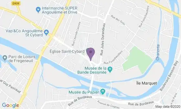 Localisation BNP Paribas Agence d