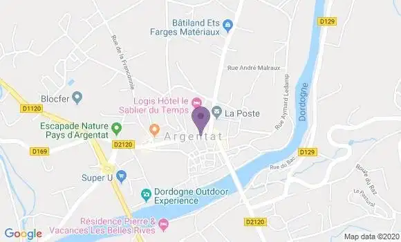 Localisation BNP Paribas Agence d
