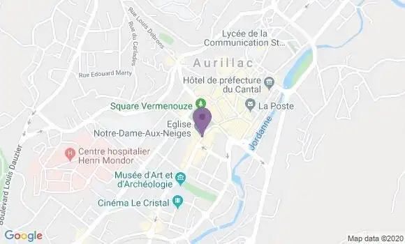 Localisation BNP Paribas Agence d