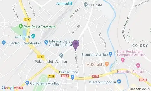 Localisation BNP Paribas Agence d