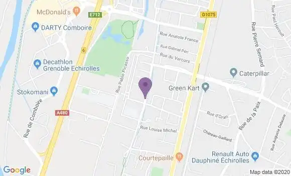 Localisation BNP Paribas Agence d