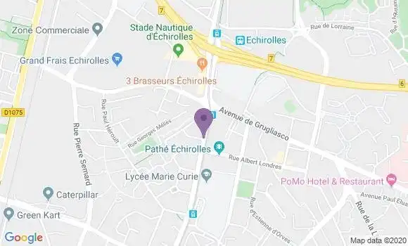 Localisation BNP Paribas Agence d