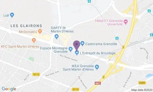 Localisation BNP Paribas Agence de Saint Martin d