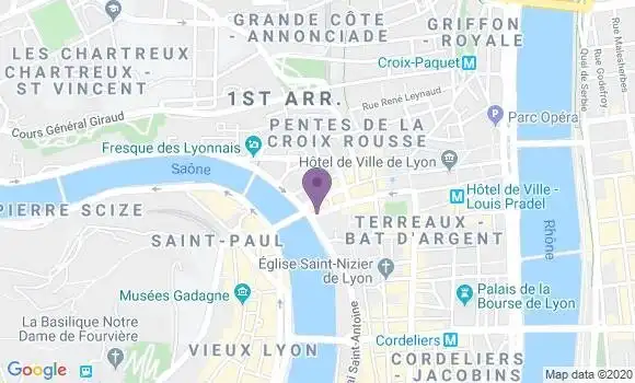Localisation LCL Agence de Lyon Espace Constantine