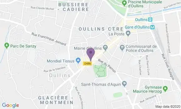 Localisation BNP Paribas Agence d