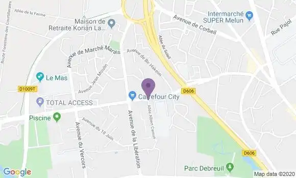 Localisation LCL Agence de Le Mée sur Seine
