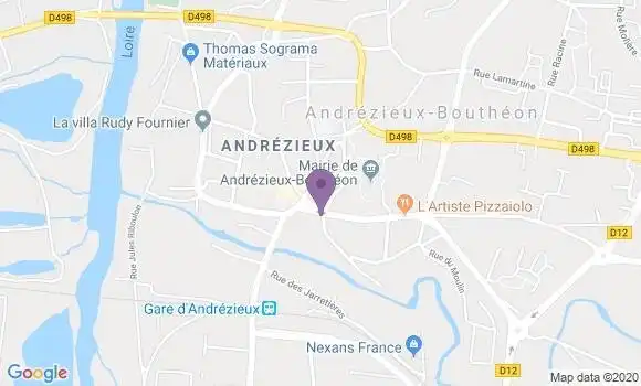 Localisation BNP Paribas Agence d