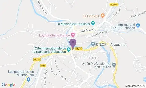 Localisation BNP Paribas Agence d