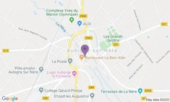 Localisation BNP Paribas Agence d