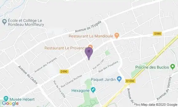 Localisation LCL Agence de Meylan
