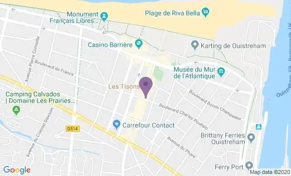 Localisation BNP Paribas Agence d