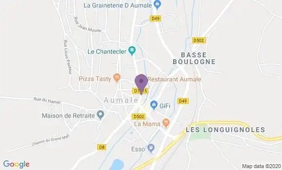 Localisation BNP Paribas Agence d