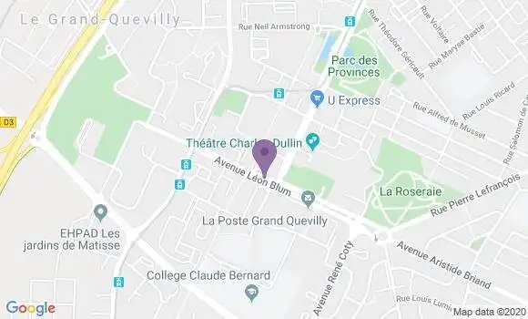 Localisation BNP Paribas Agence de Le Grand Quevilly
