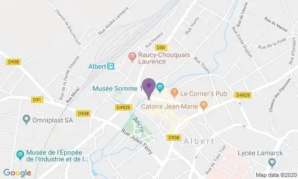 Localisation BNP Paribas Agence d
