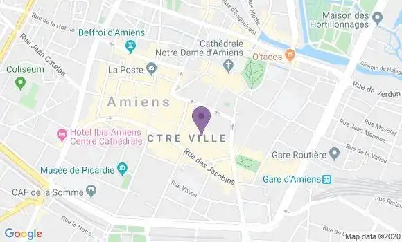 Localisation BNP Paribas Agence d