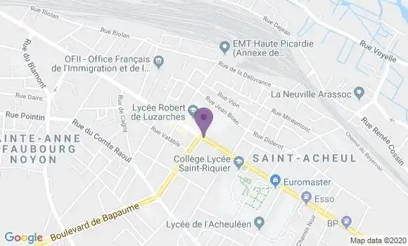 Localisation BNP Paribas Agence d